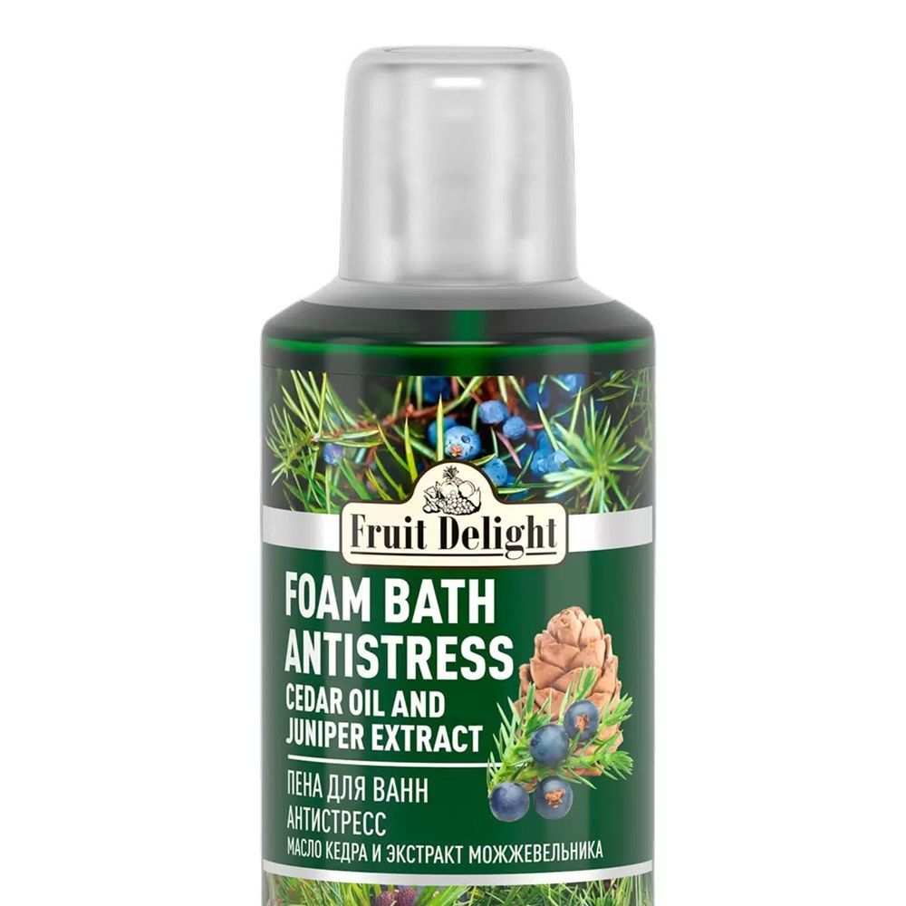 Пена для ванн Fruit Delight Антистресс Масло кедра и экстракт можжевельника 1 л