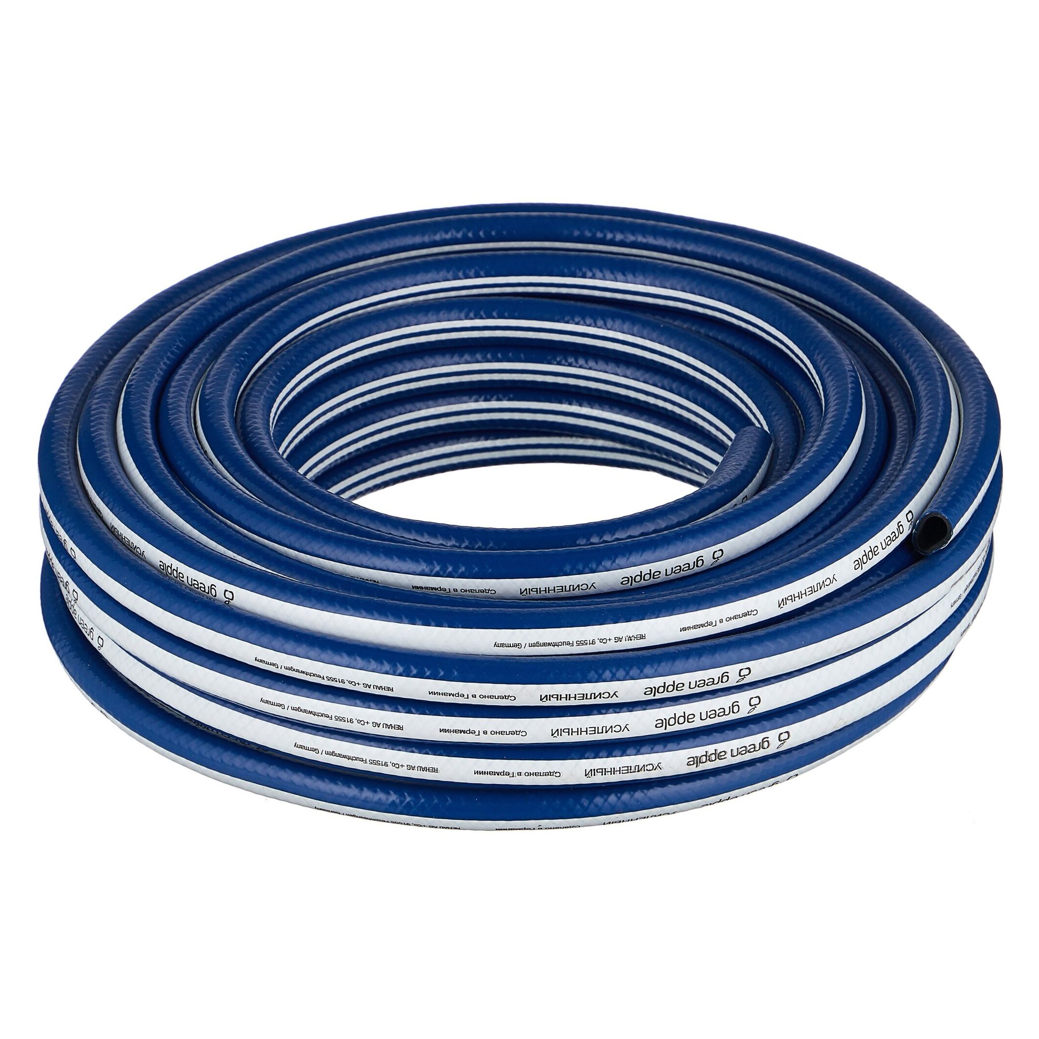 Шланг для полива ПВХ армированный 12 мм (1/2") 20 м 20 бар усиленный Green apple GWGH1-030