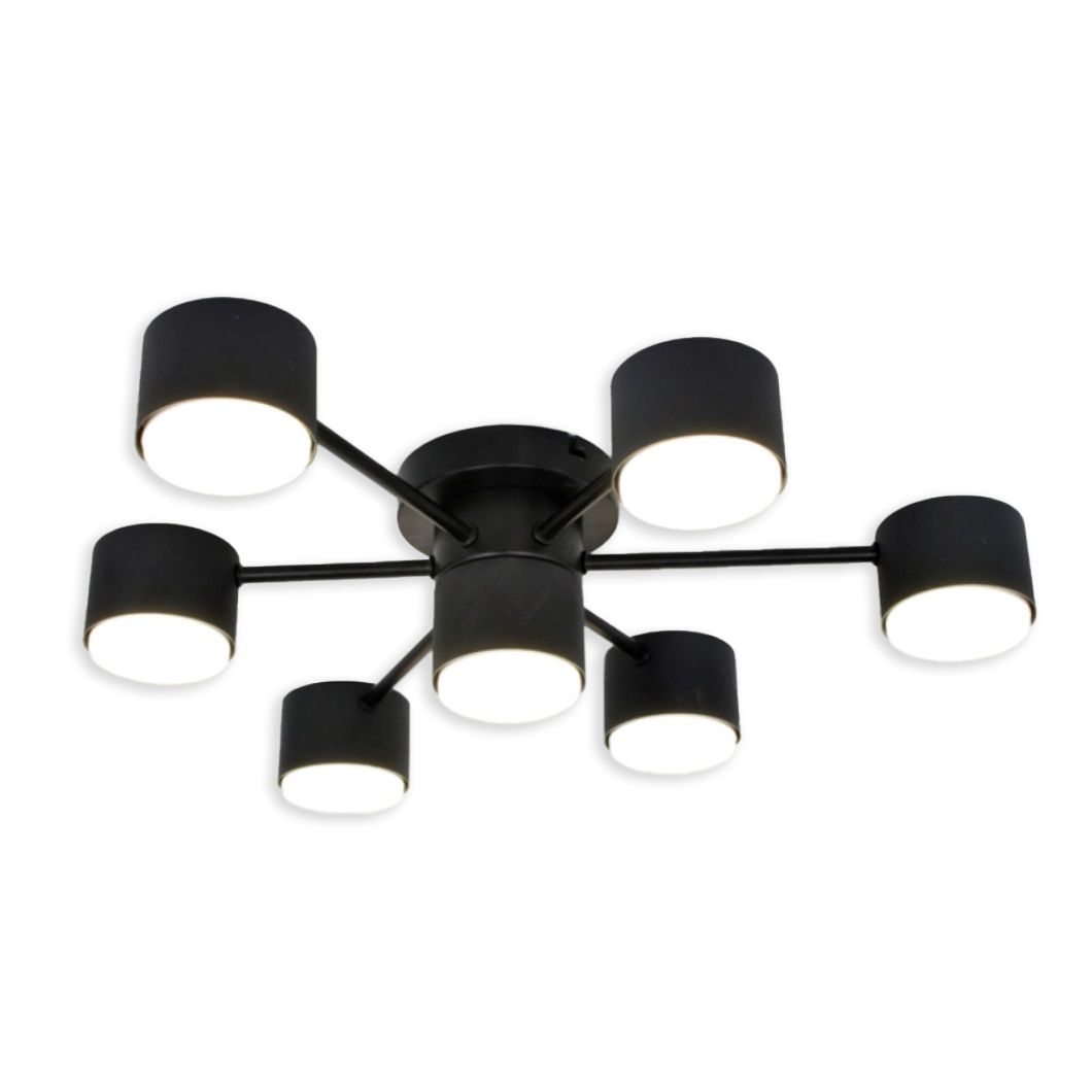 Люстра потолочная General Стеллар GCHL-7GX53-M черная