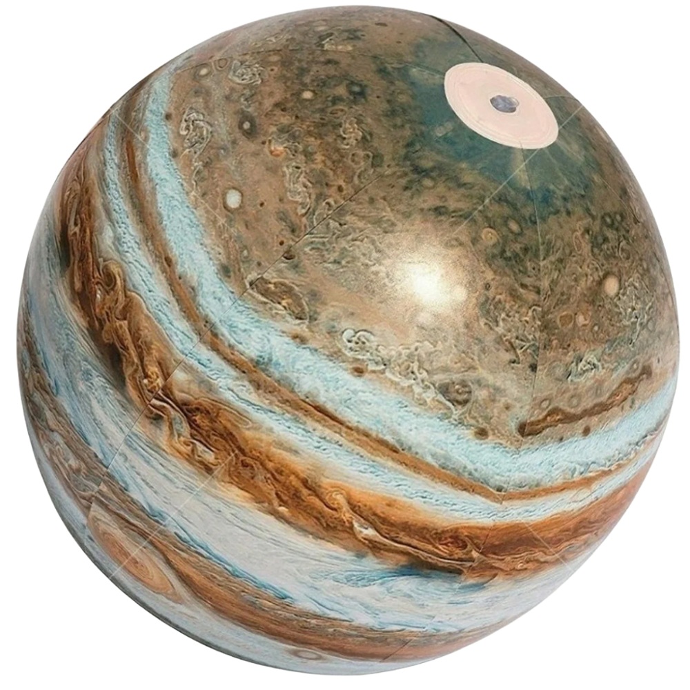 Мяч надувной пляжный 61 см с подсветкой Bestway Jupiter Explorer Glowball 31043