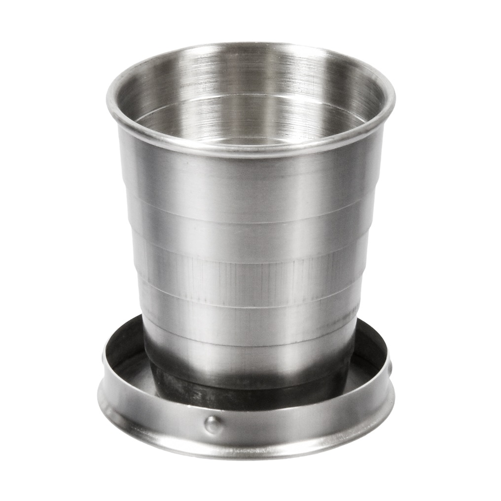 Стакан складной нерж. сталь 140 мл Boyscout в чехле