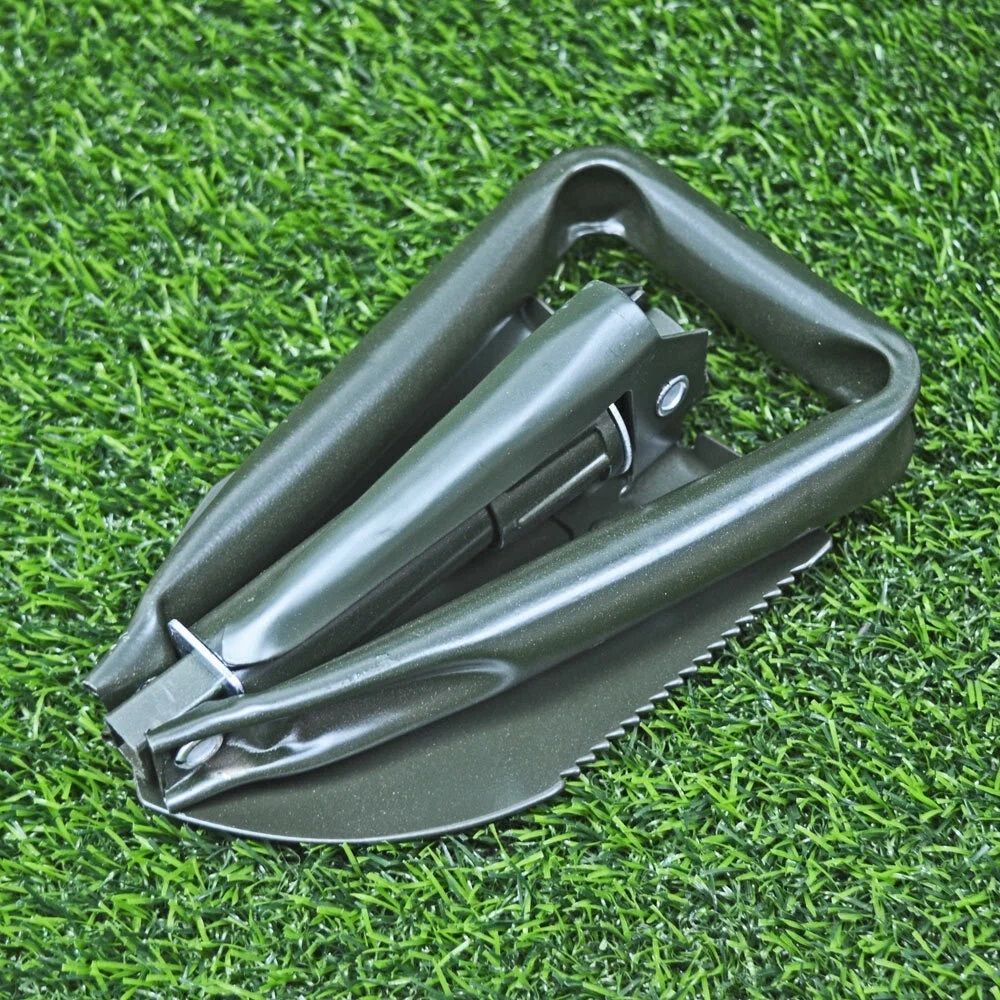 Лопата туристическая складная 47 см в чехле AT103 хаки