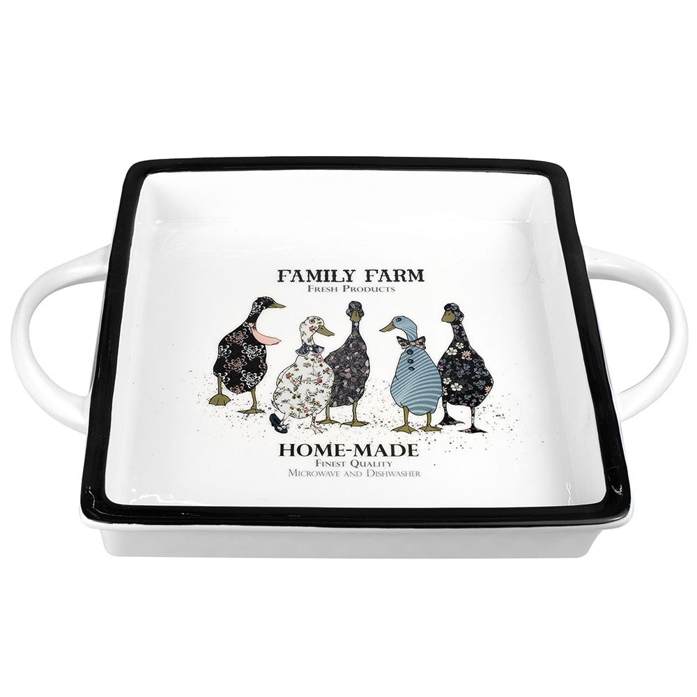 Блюдо с ручками Family farm 25,5х18х4 см 263-1257