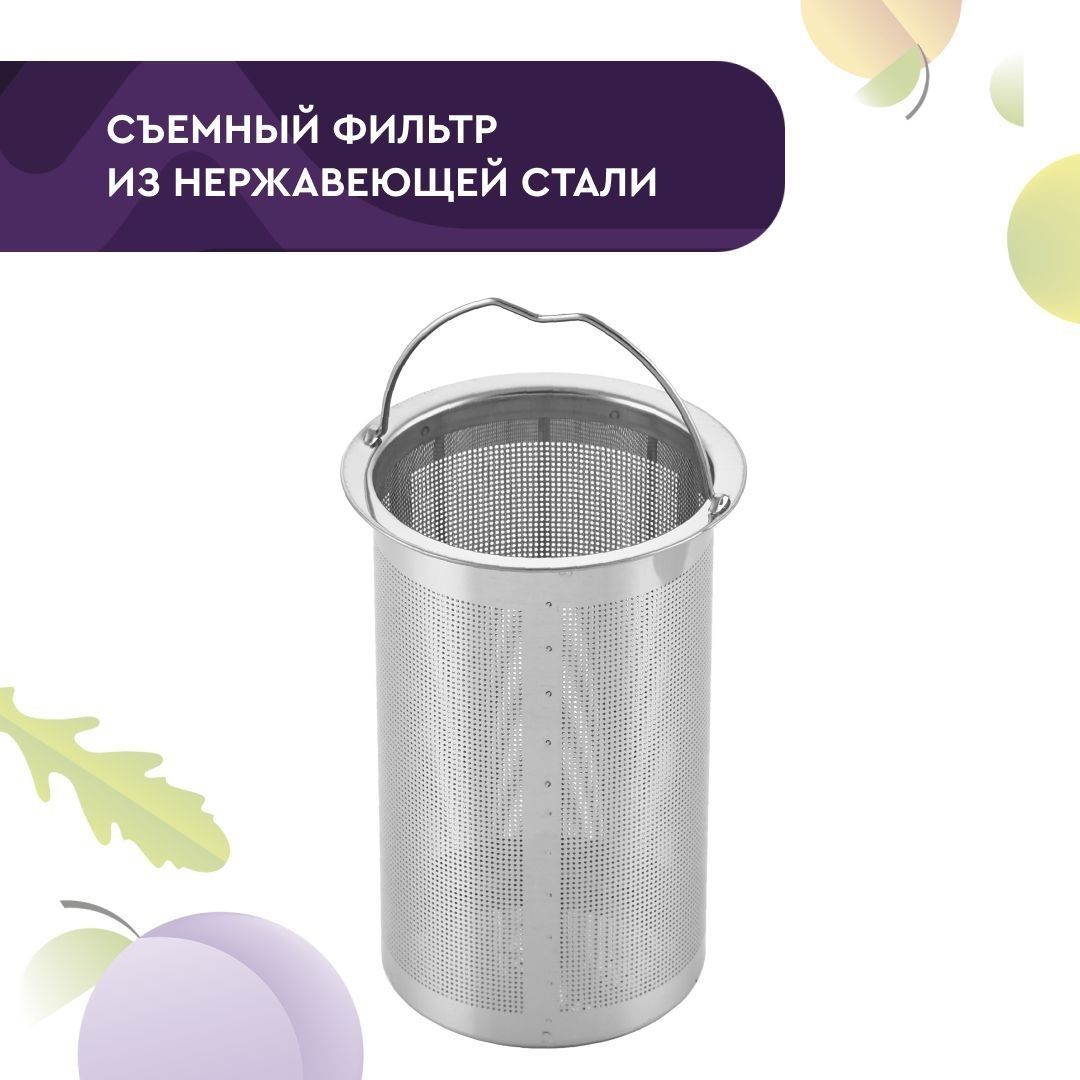 Чайник заварочный Eley Eltea4270 стеклянный квадратный 600 мл (1)
