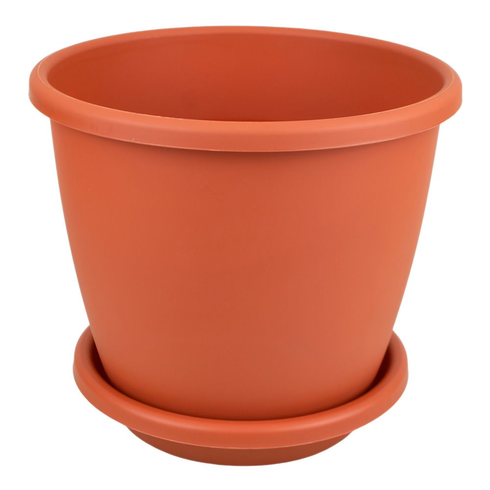 Горшок цветочный Афина коричневый 1,1 л