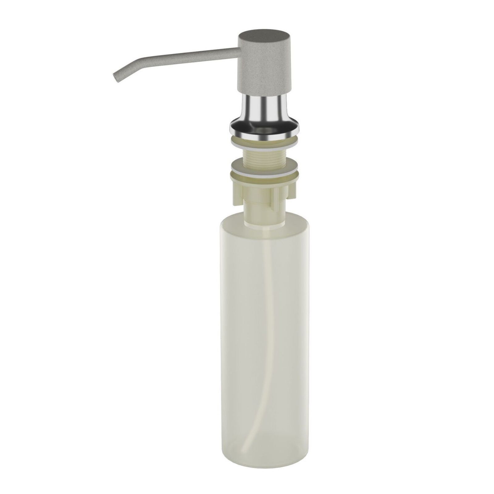 Дозатор врезной Ecology Stone 01-310 серый