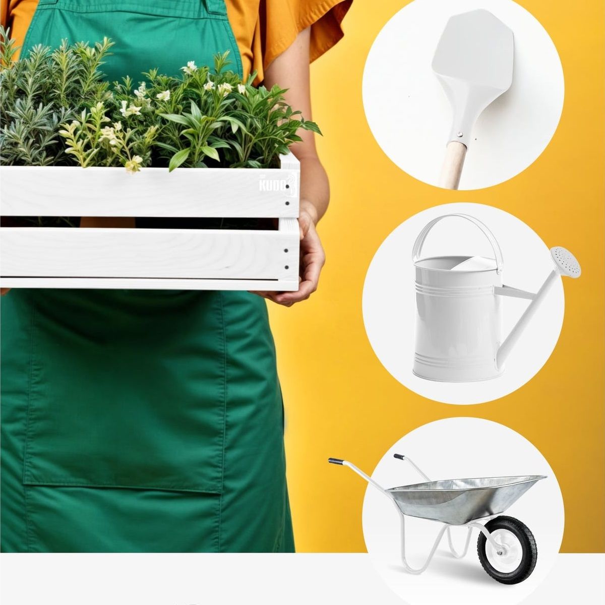 Аэрозоль KUDO эмаль белая матовая 520 мл