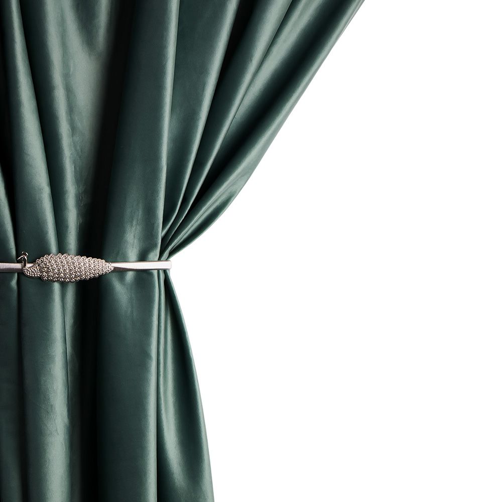 Подхват для штор брошь Павлин 1шт.