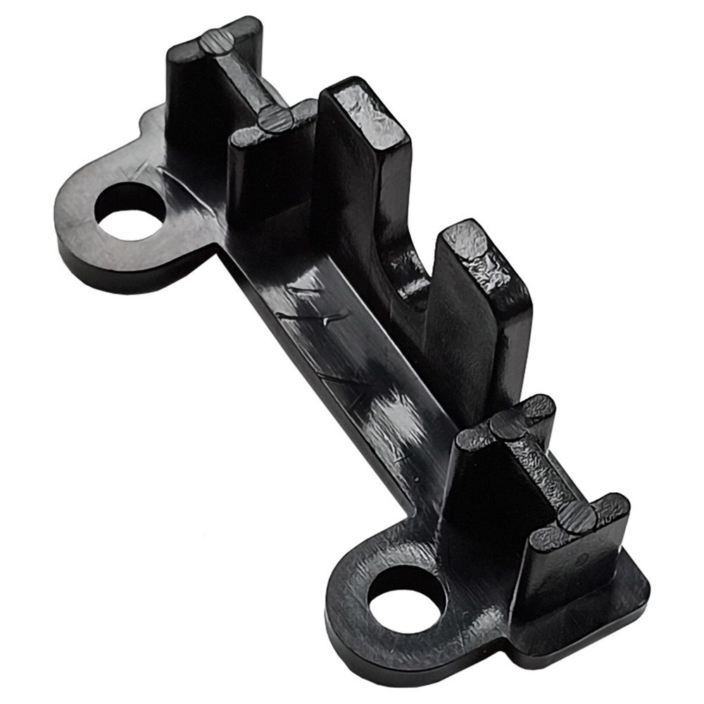 Заглушка торцевая двухрядного профиля черный 2 шт арт.240439