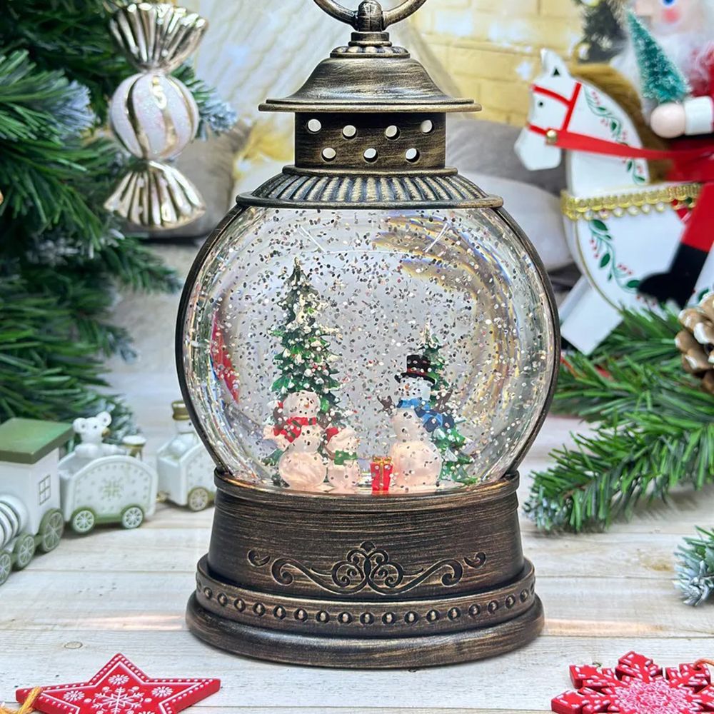 Светильник новогодний Фонарь LED 24х12.5х7,5 см 2024-8566