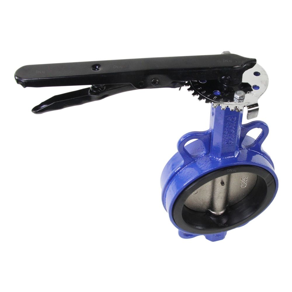 Затвор дисковый поворотный Ду80 PN16 диск чугун уплотнение EPDM