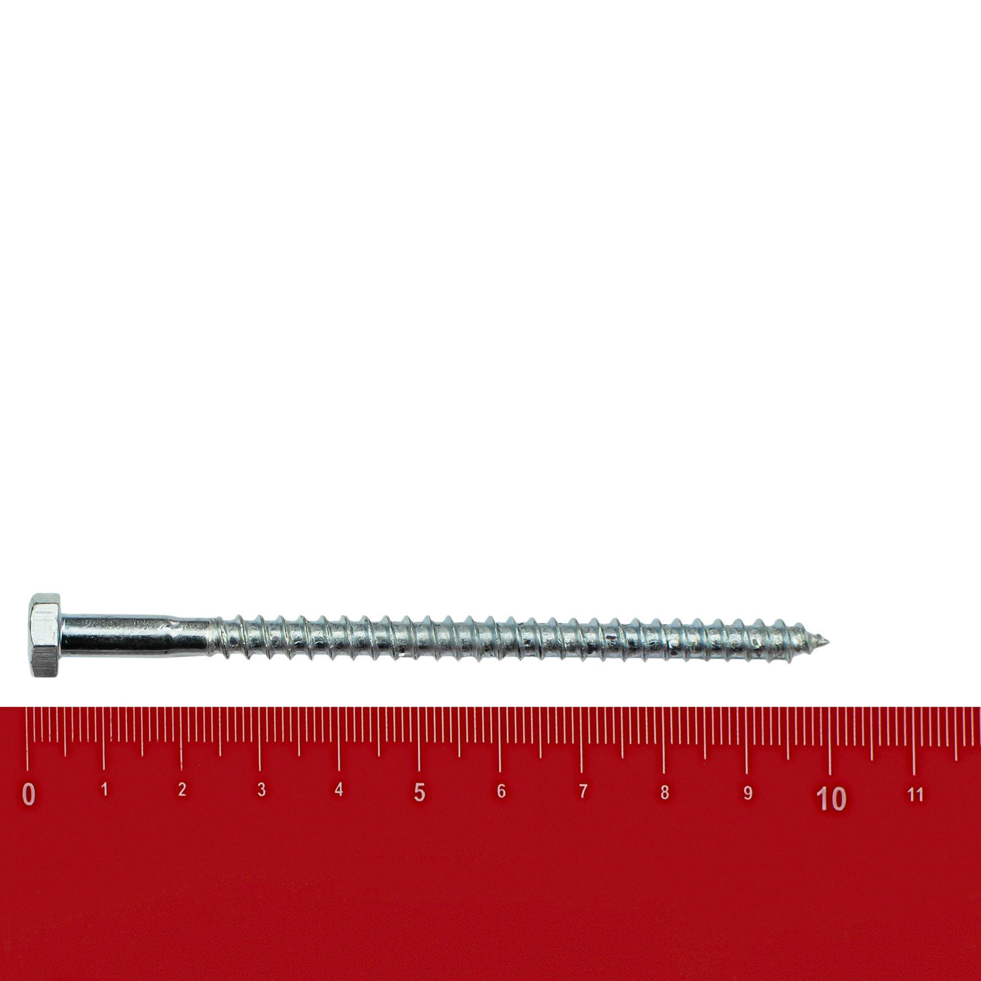 Шуруп-глухарь с шестигранной головкой 6х100 мм вес