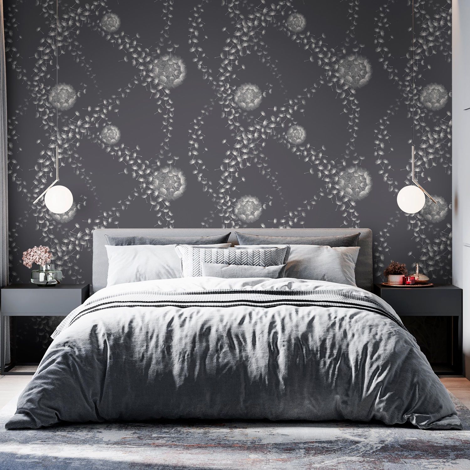 Обои 8968-19 WallSecret Basic 1,06х10,05 м Air черный