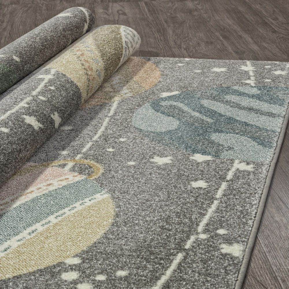 Ковер детский Sofit Merinos D209 1,6х2,3 м светло-серый