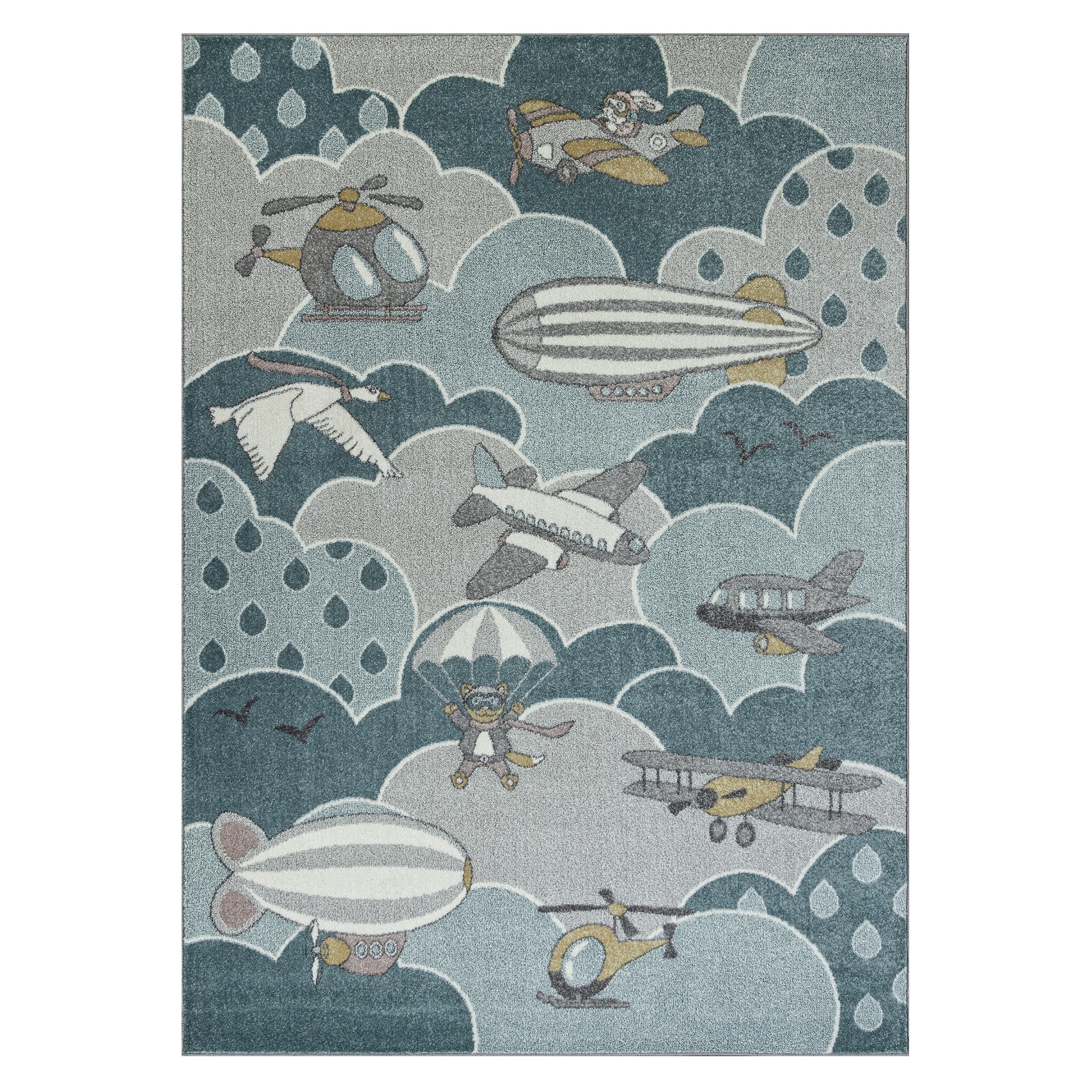 Ковер детский Sofit Merinos C225 1,6х2,3 м разноцветный