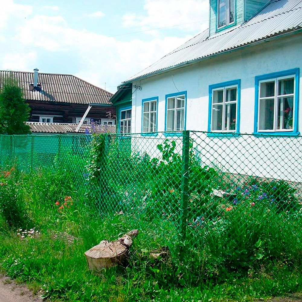 Сетка заборная 40х40 мм 1,5х10 м зеленая