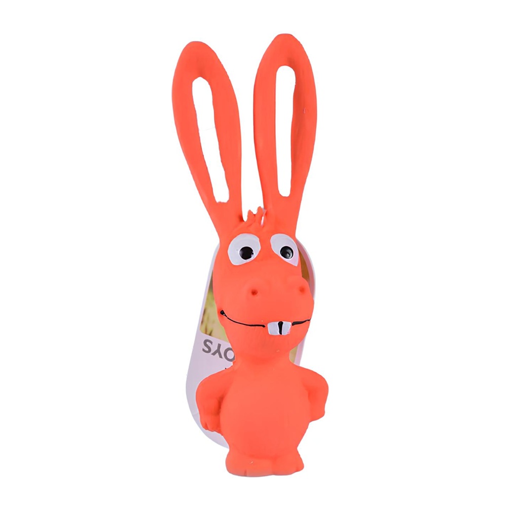 Игрушка-пищалка для собак Nunbell Ослик 17,5х6х5 см микс 262164