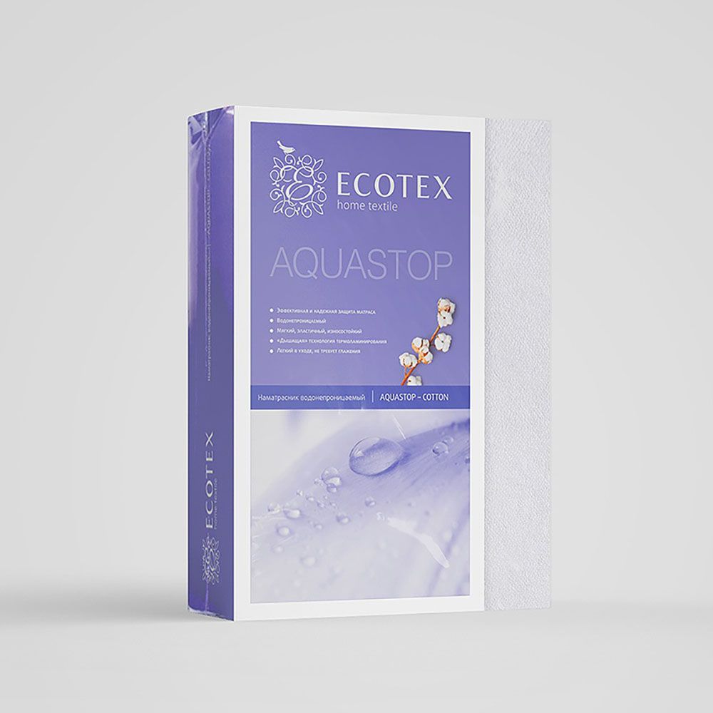 Наматрасник Аквастоп-Хлопок 80х200х30 см