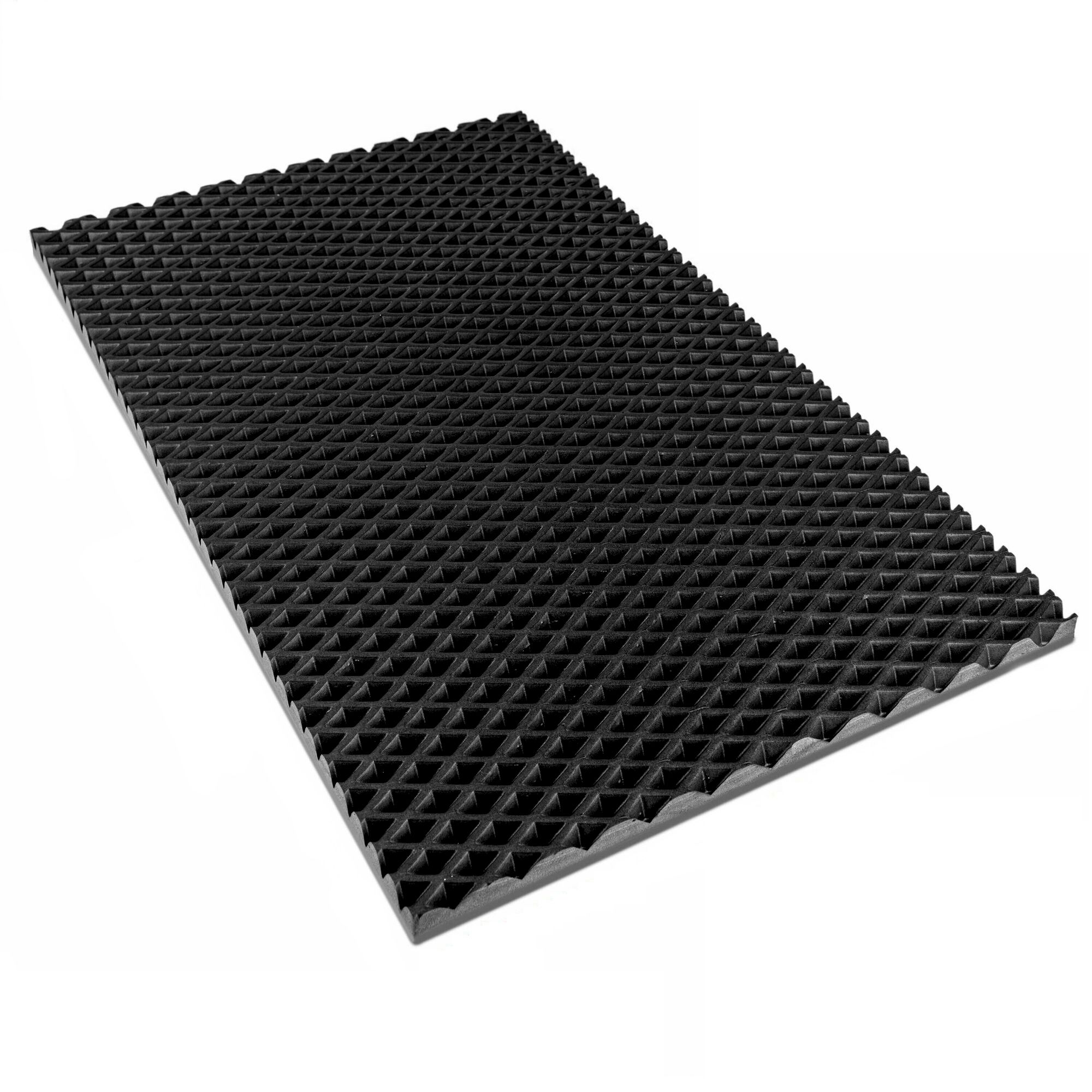 Коврик грязесборный Ромб 50х80 см черный