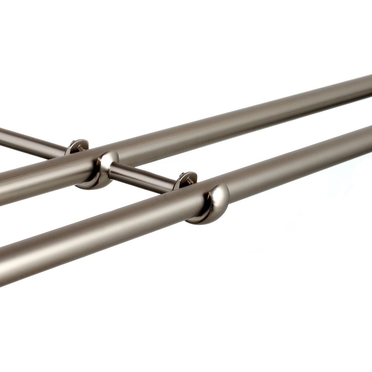 КАРНИЗ 16мм двойной откр. кр-н Сатин 4.0 сост