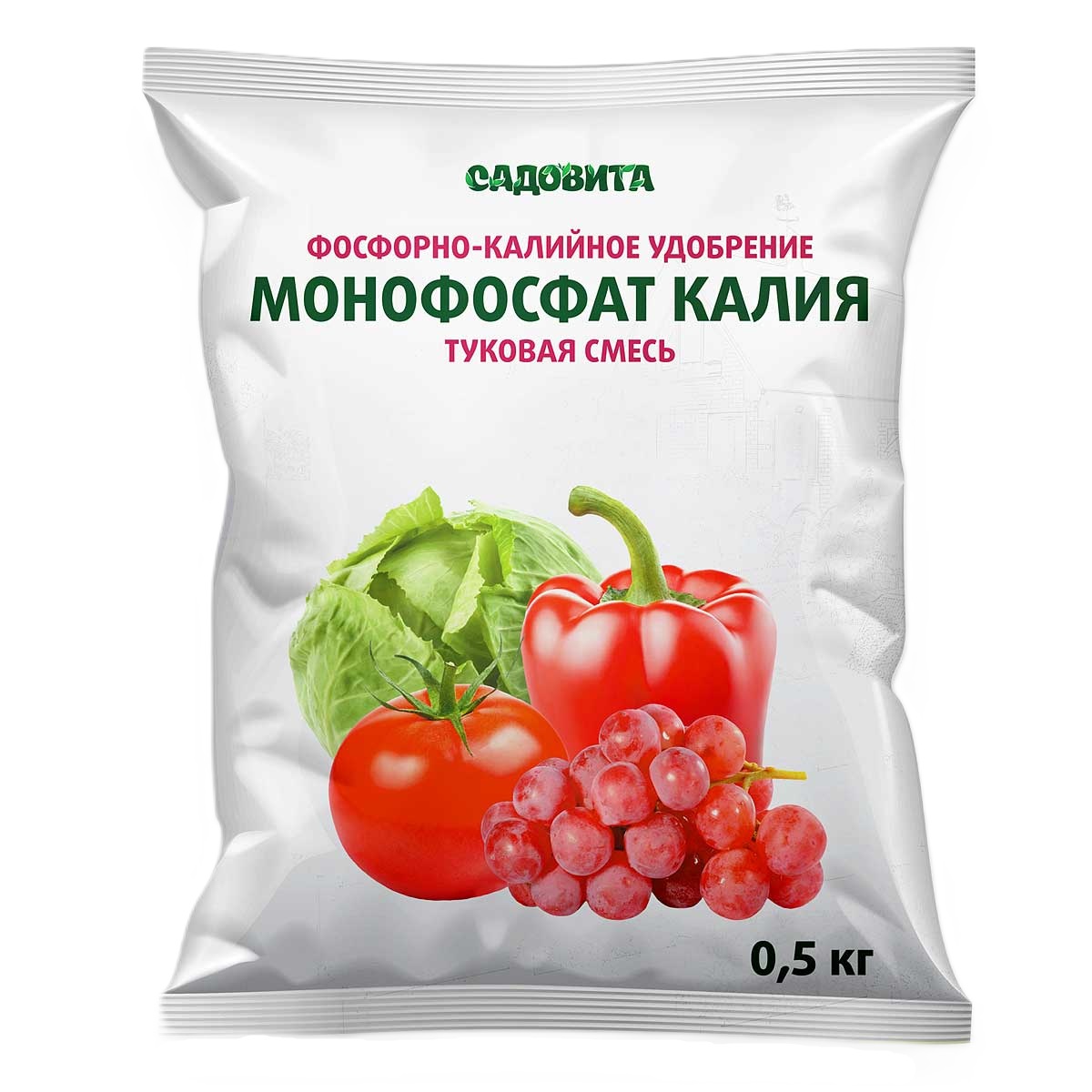 Удобрение минеральное Монофосфат калия Садовита 0,5 кг