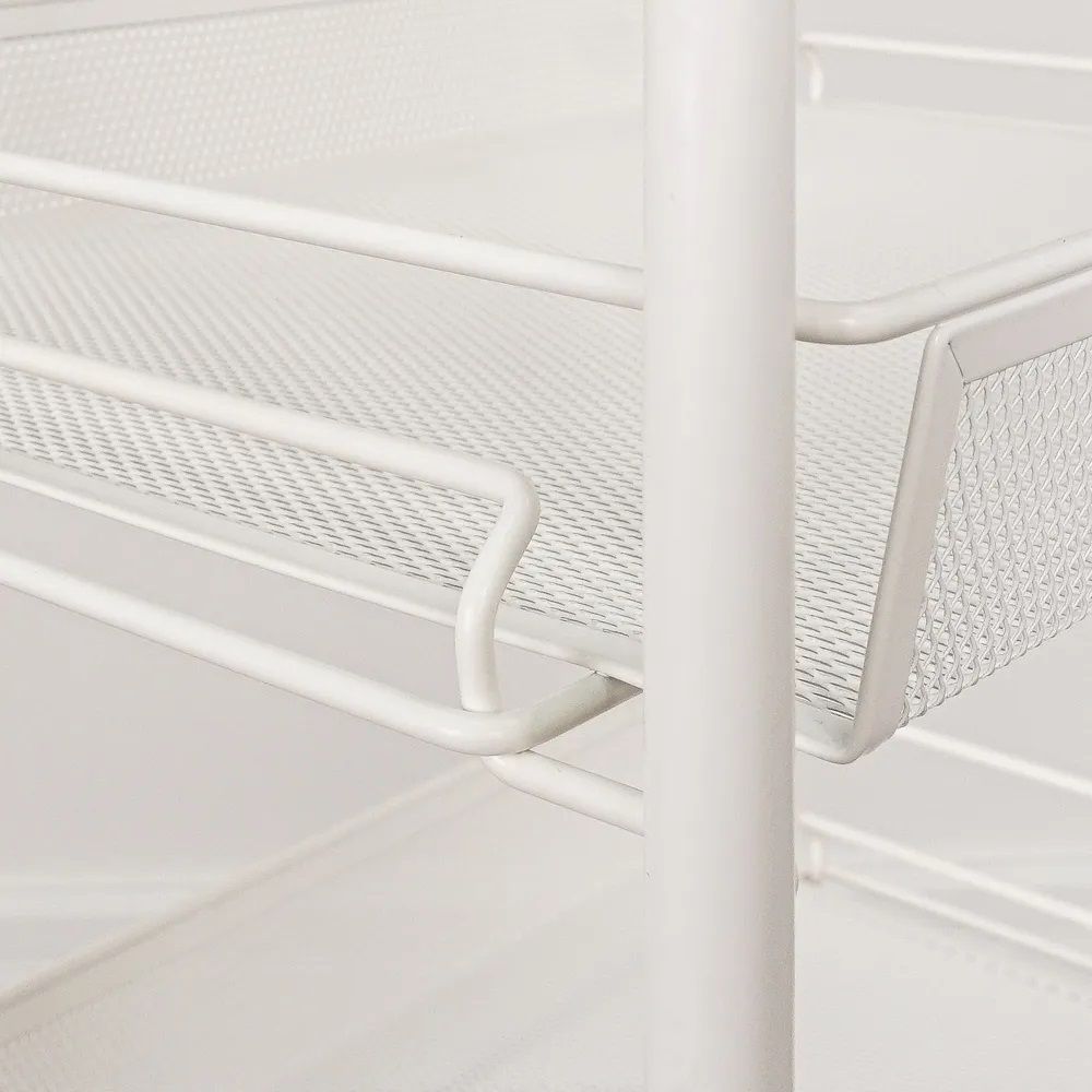 Этажерка Ладья 1 К 416х750х170 мм 3 секции белая