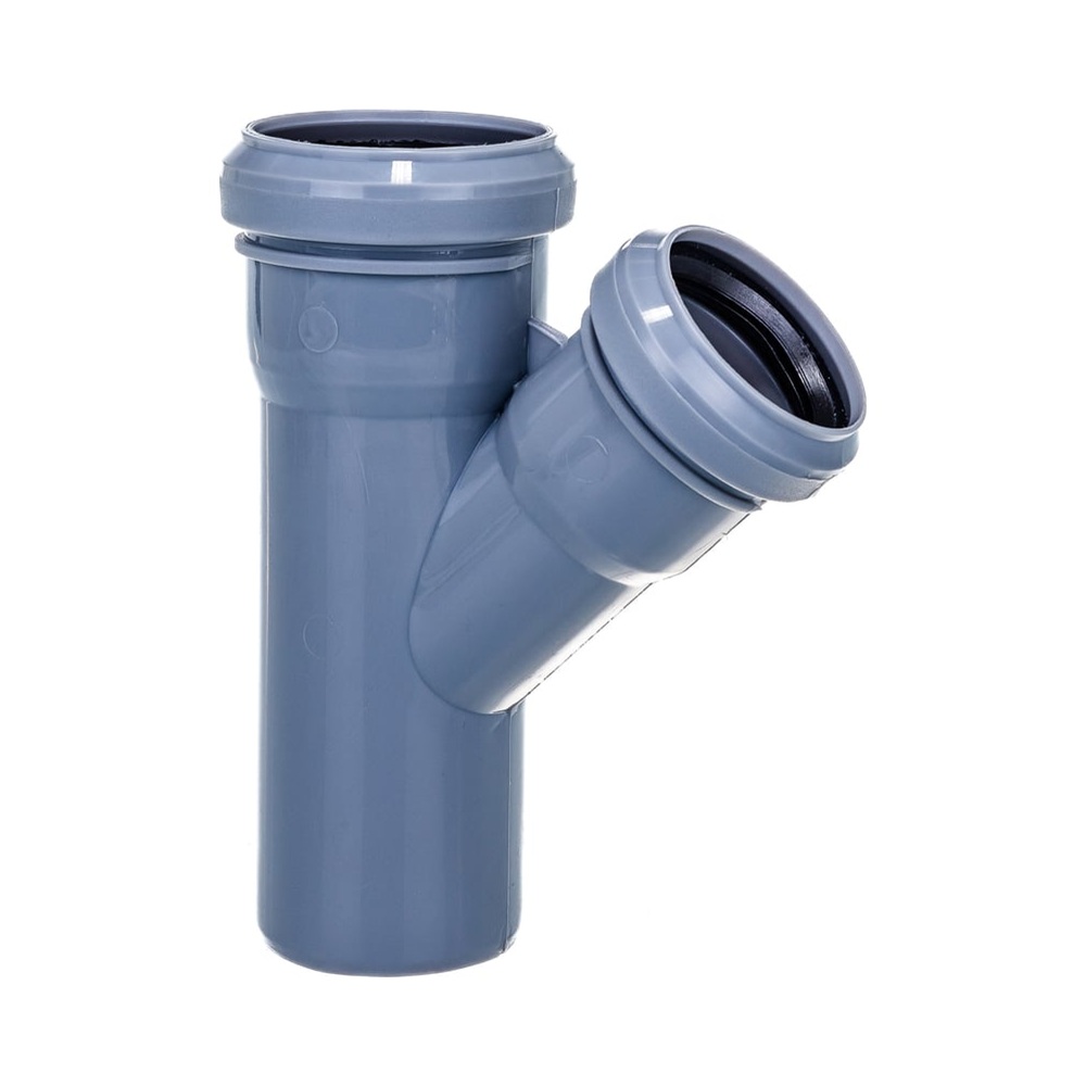 Тройник канализационный 50х40 мм 45°