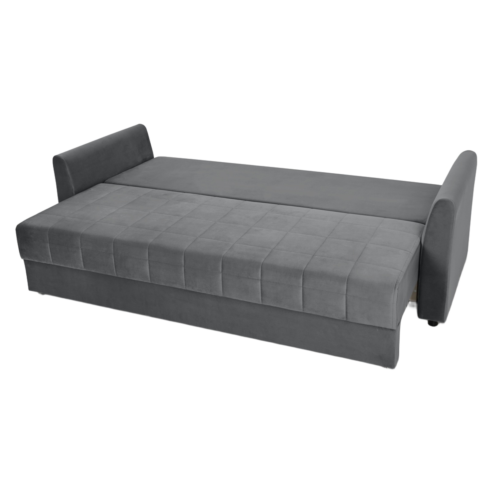 Диван-кровать Монца 2210х790х870 мм Veluta lux 32 серый