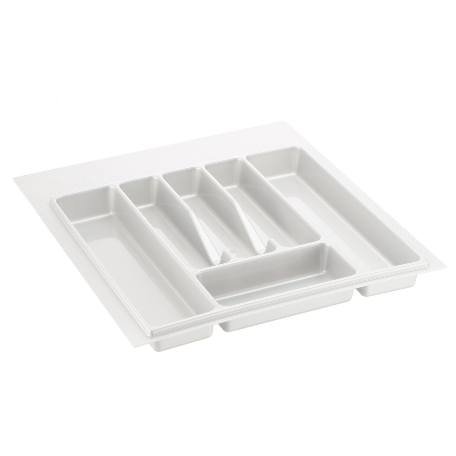 Лоток для столовых приборов 500-550 мм белый пластик