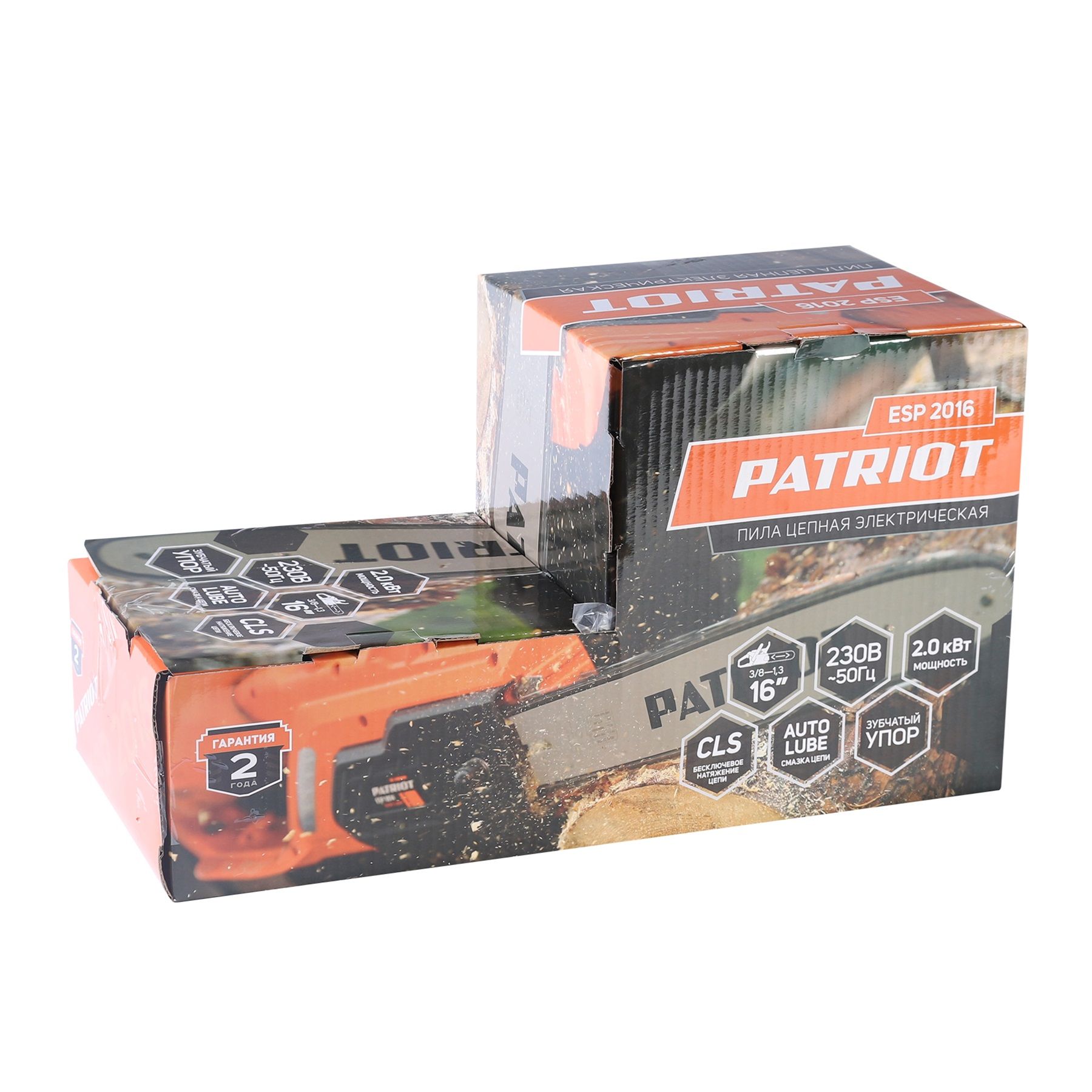 Пила цепная электрическая Patriot ESP 2016 2000Вт шины 16"/40 см