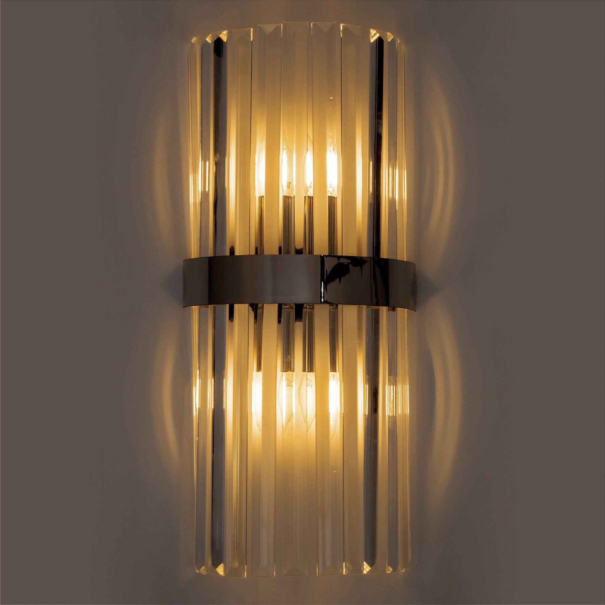 Светильник настенный Modelux ML.503.02 CR 2х40Вт E14 хром/хрусталь