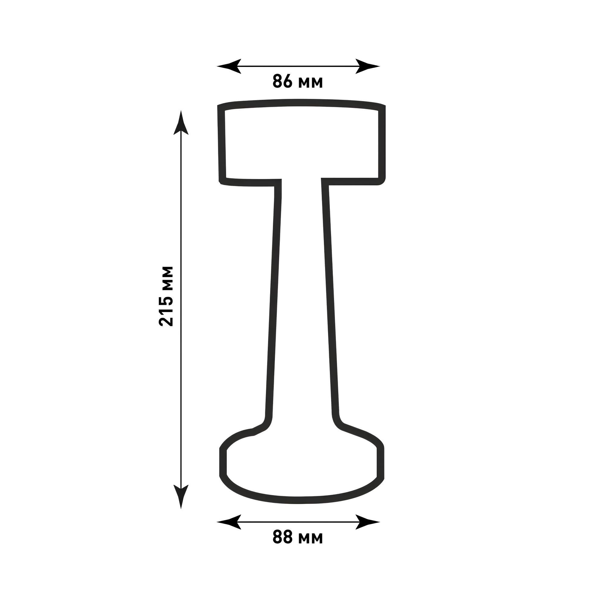 Лампа настольная LED Down light 2Вт R-SENSOR-85X215-Chrome-DC5V/1A-IP20 управляемая
