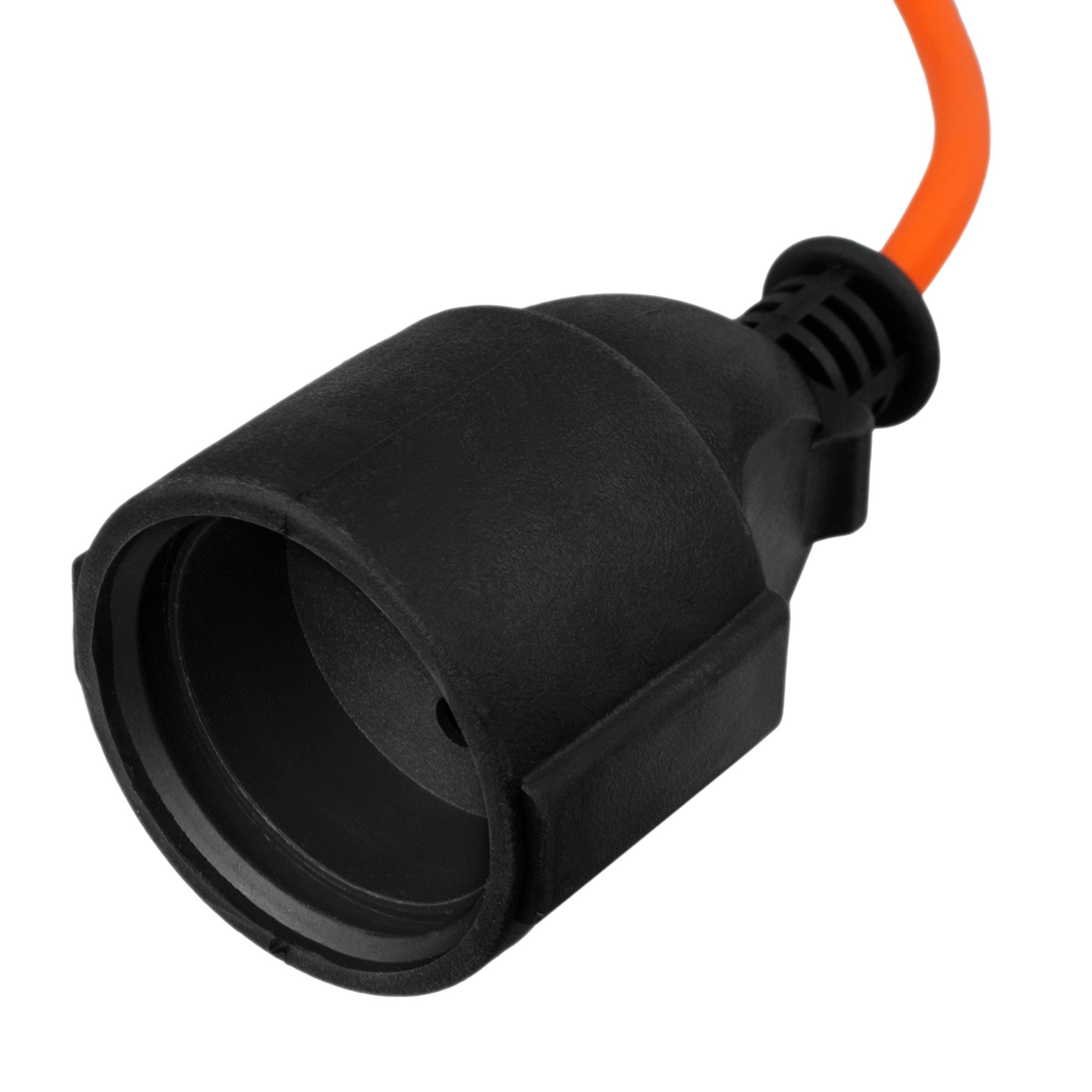 УДЛИНИТЕЛЬ силовой б/катушки 1 роз.б/з 50м ПВС 2x0.75 10А LUX УС1-0-50