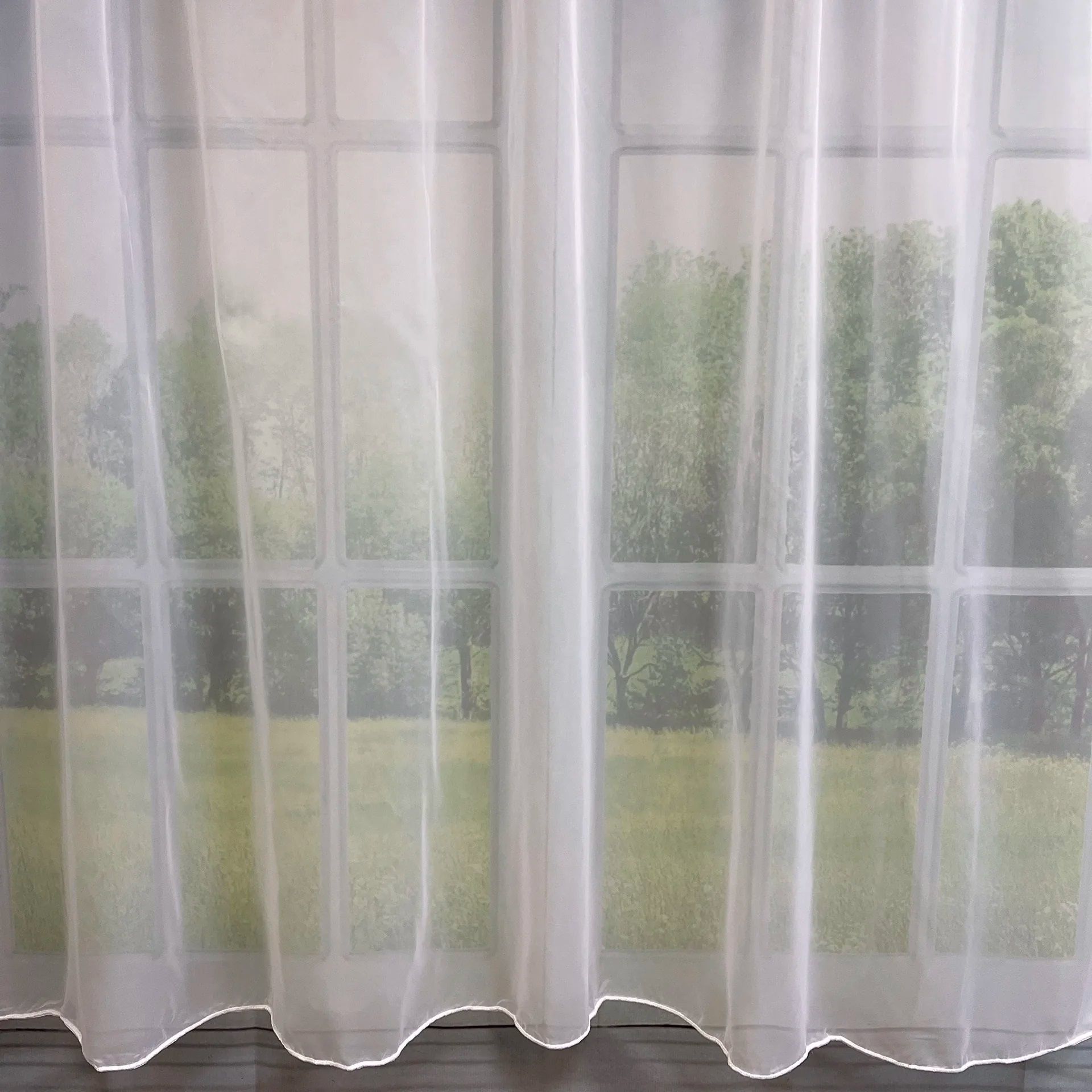 Ткань для штор Тюль вуаль TRT Voile-w/325 ut NT белая