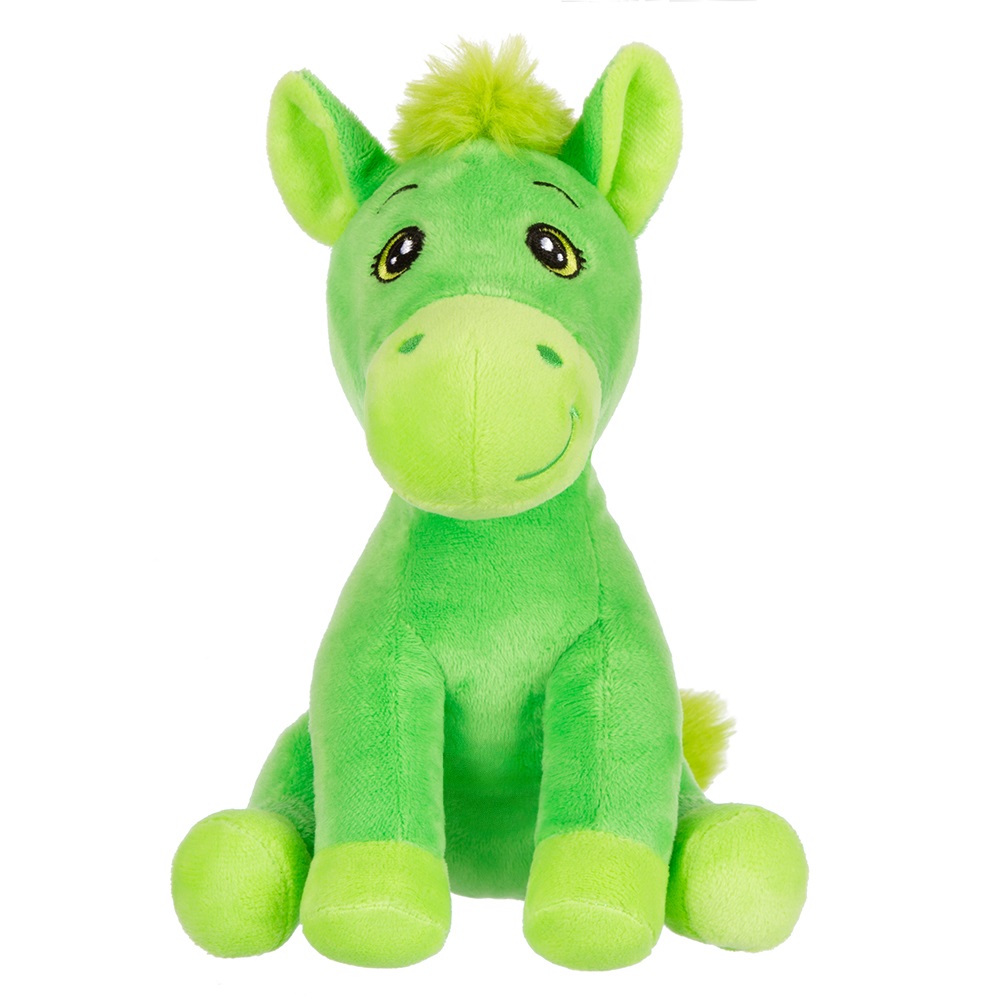 Игрушка мягкая Relana Лошадка зеленая 19 см