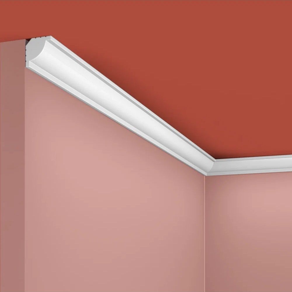 Карниз потолочный KX020 20х20 мм 2000мм Экополимер/38