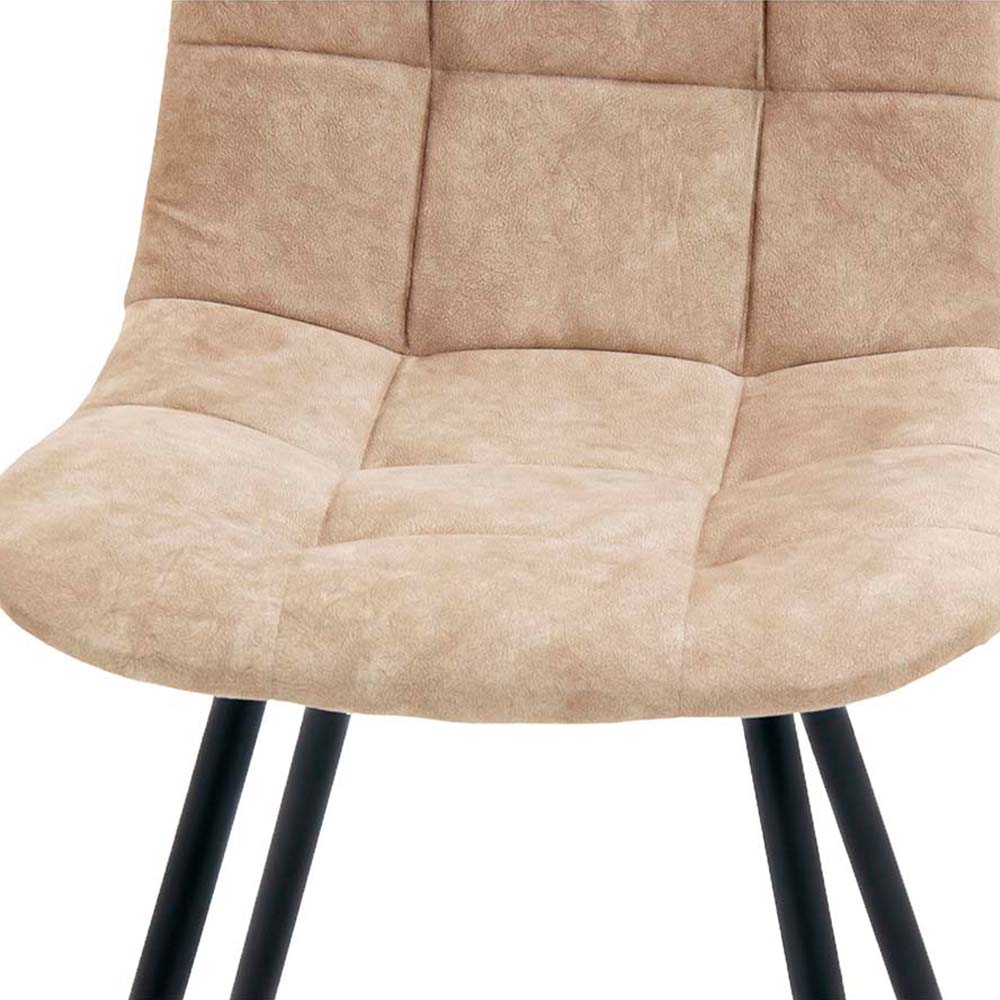 Стул FRED Бежевый Чёрный муар