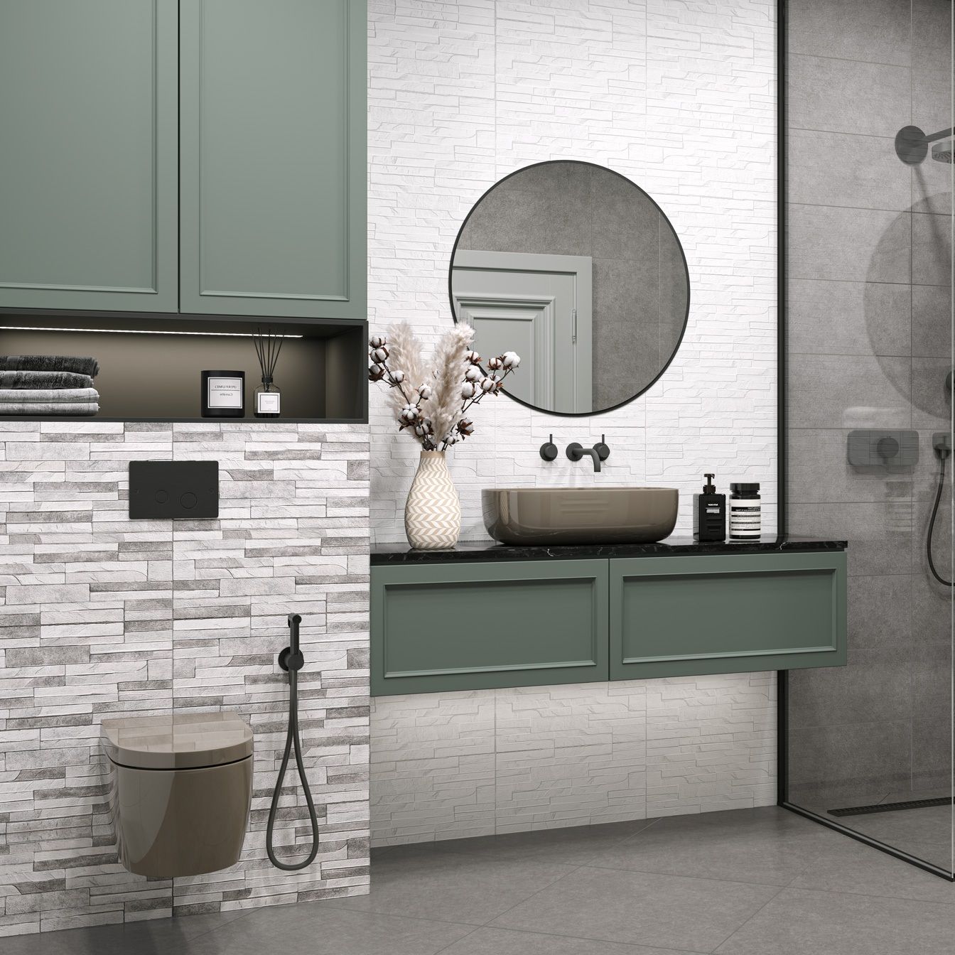 Плитка настенная Alma Ceramica Discover TWU2550DCV10 24,9x50 см белая 1,121 м2