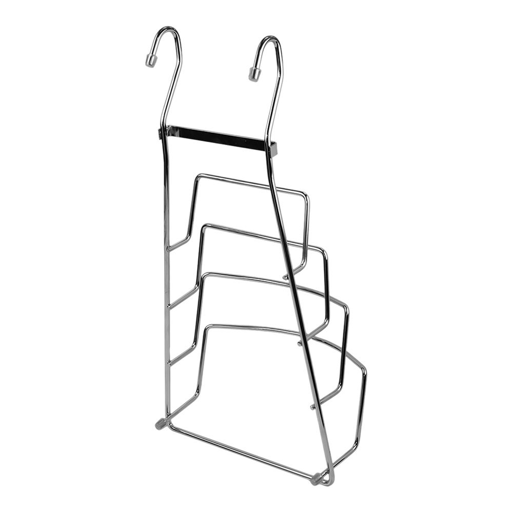 Полка для крышек хром