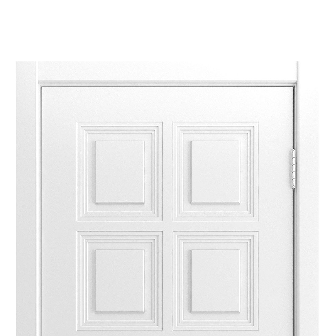 Дверь межкомнатная BELINI-777 белая 600 мм глухое ДГ