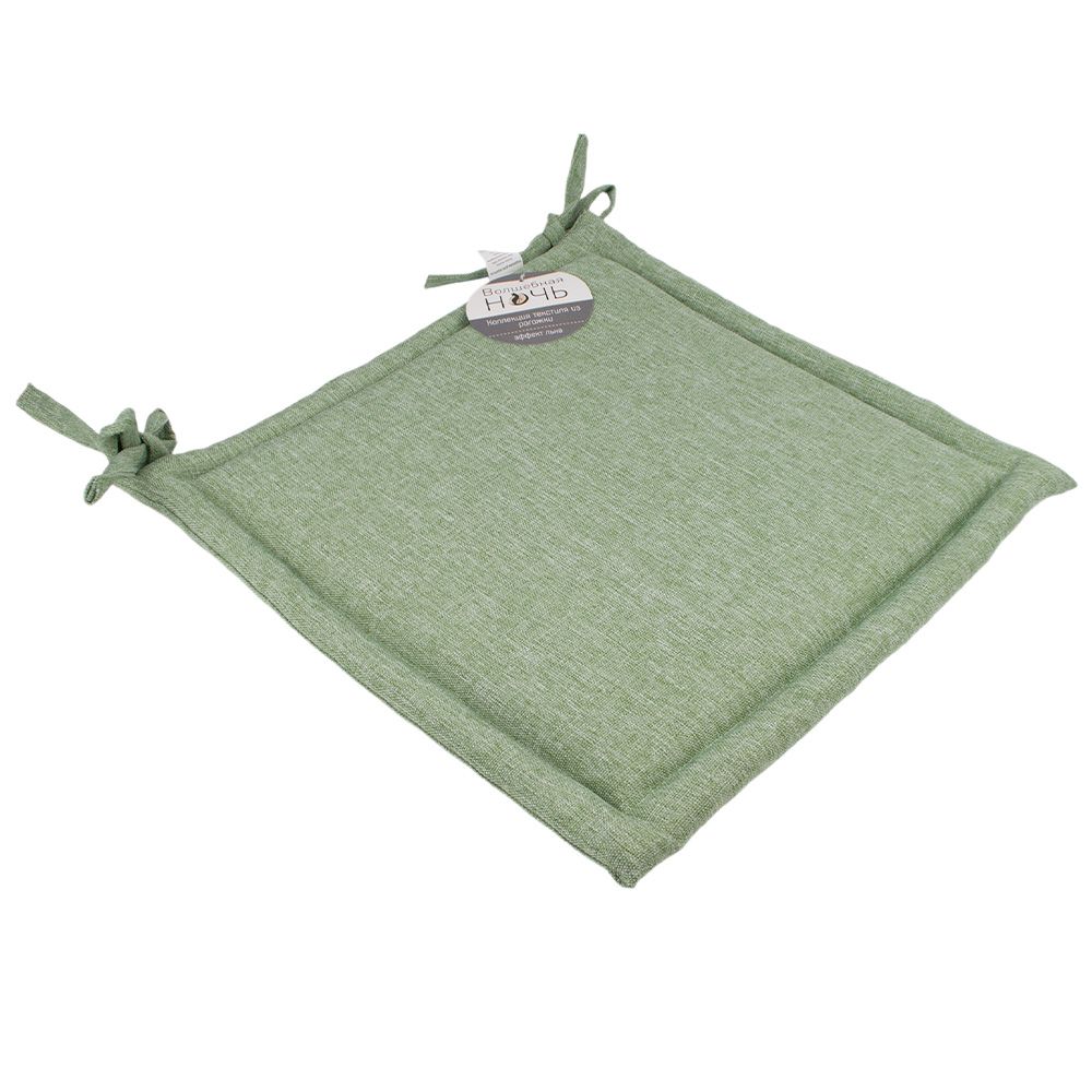 Подушка на стул Волшебная Ночь эвкалипт 40х40 см