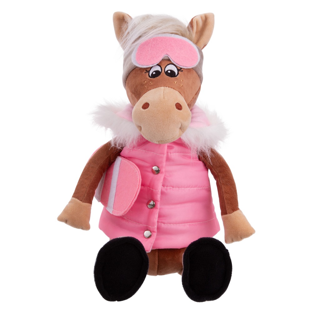 Игрушка мягкая Relana Лошадка со сноубордом Паулина 25 см