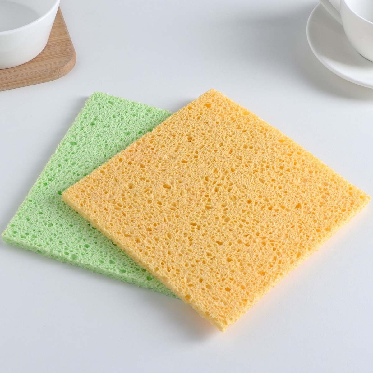 Салфетки д/уборки влажной Коралловый риф 2шт БЕЛАЯ КВЕТКА