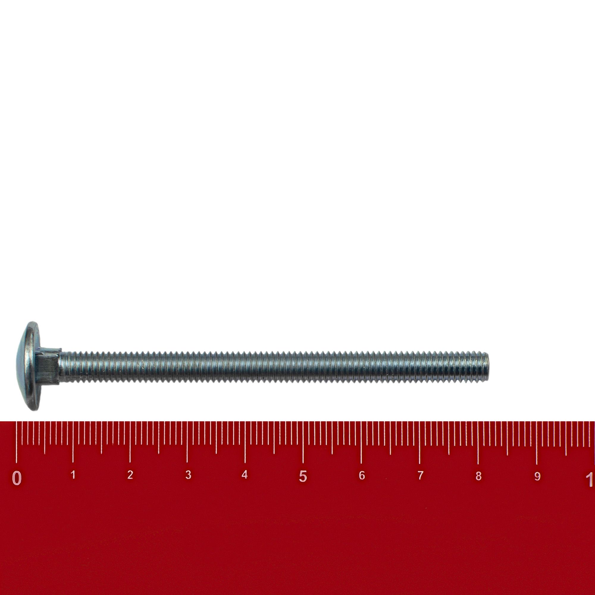 Болт мебельный DIN 603 М6х60 мм вес