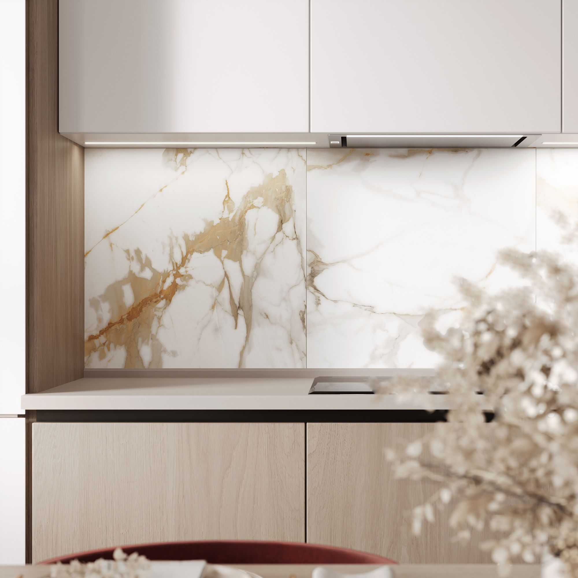 Керамогранит Ceradim Calacatta Superior 60х60 см белый полированный 1,44 м2