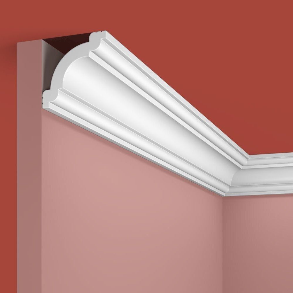 Карниз потолочный KX008, 49х49, 2000мм, Экополимер/16