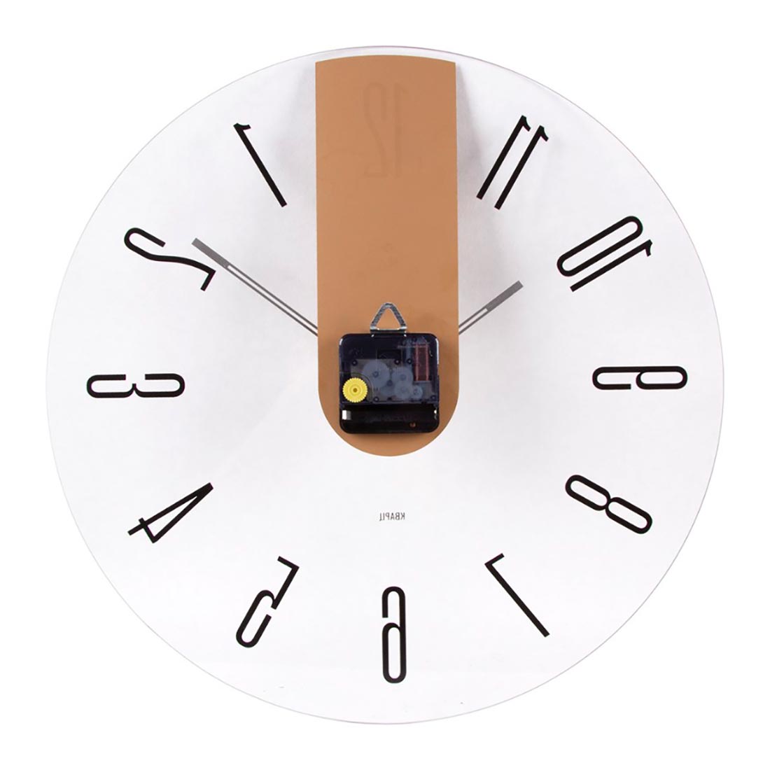 Часы настенные прозрачные d39 см открытая стрелка Стиль золото 4041-003