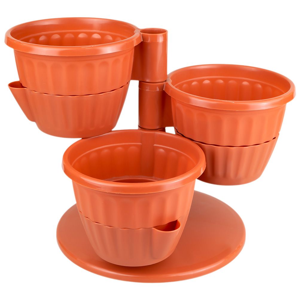 Горшок цветочный Каскад терракотовый 0,7 л