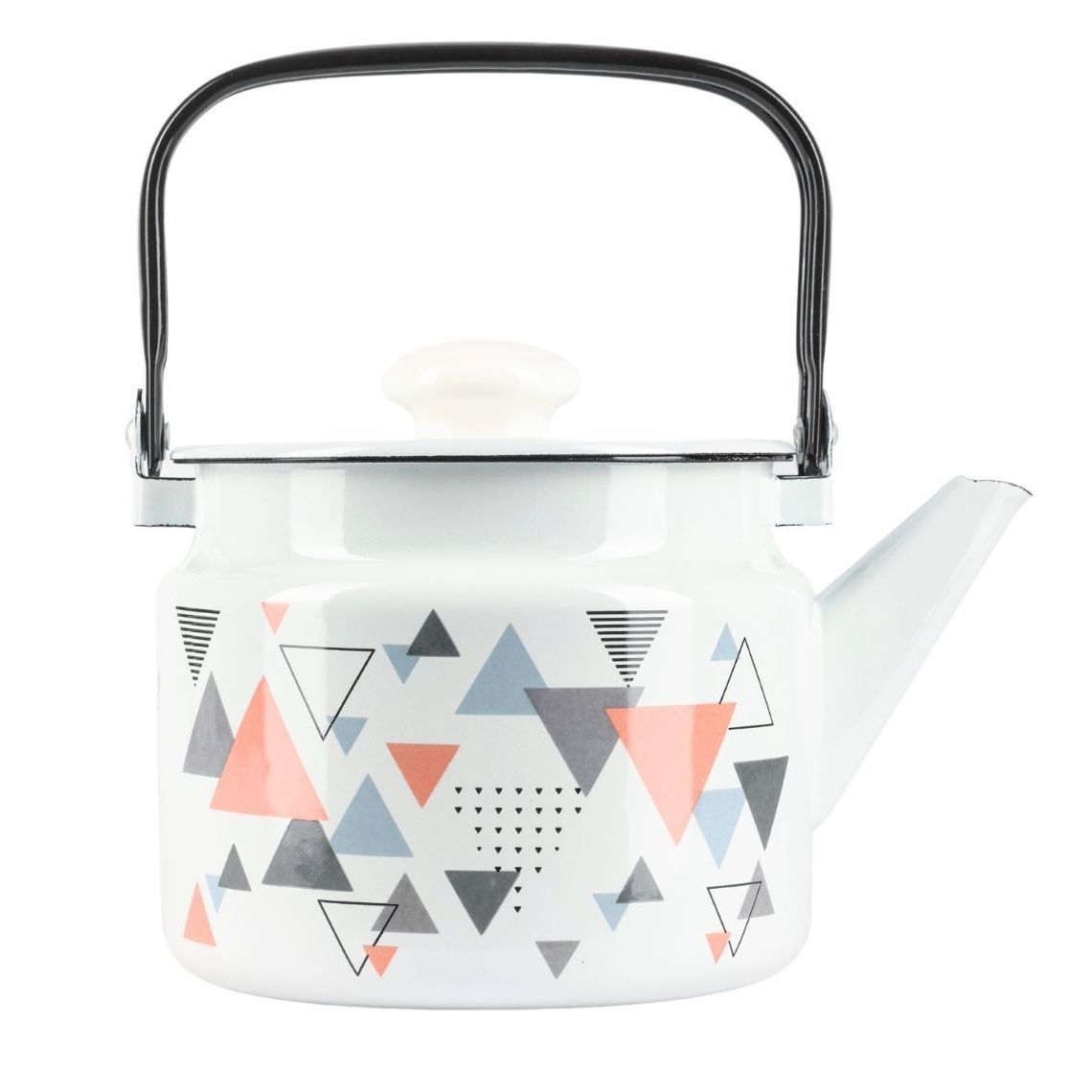 Чайник эмалированный 2 л Треугольники С-2710П2/4Рч