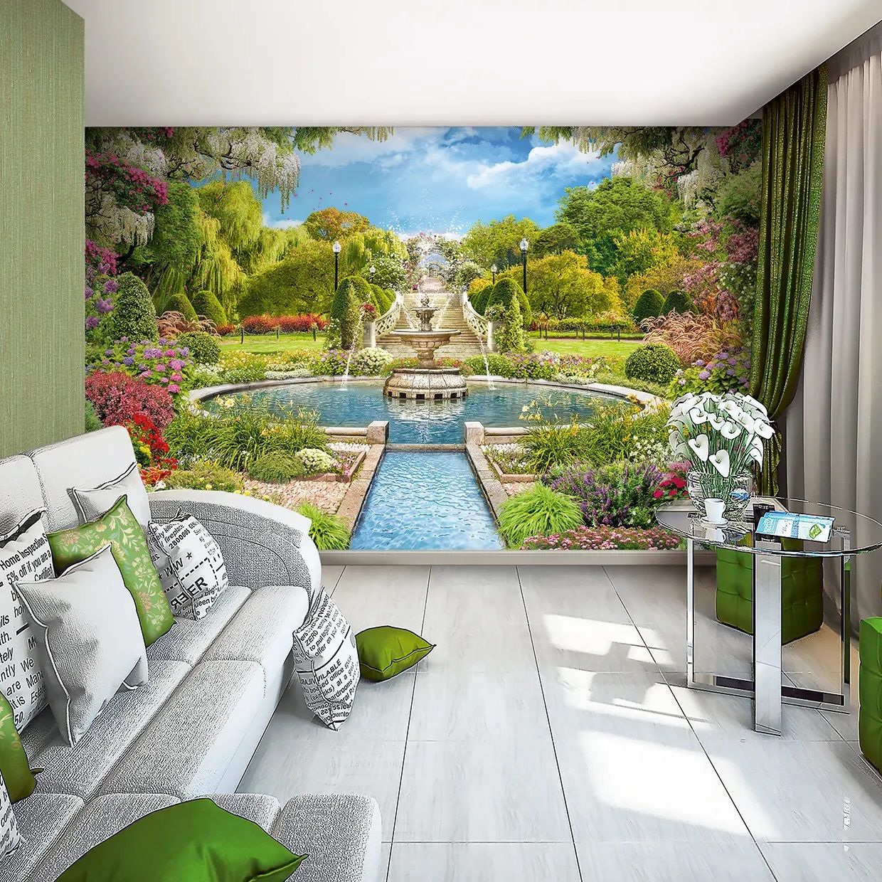 Фотообои бумажные Королевский парк 317 392х260 см (16л)